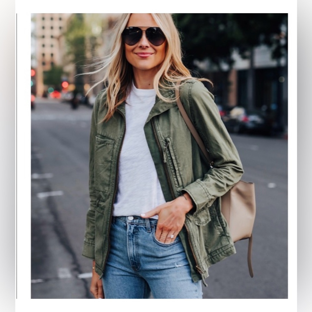 Madewell fleet utility army green jacket. Size XS